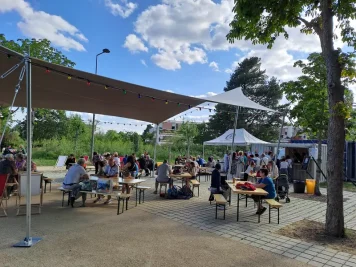 La guinguette lors des Renc-arts